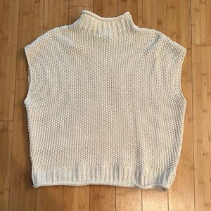 Cozy Knit Turtleneck Sweater - Cream
